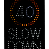 pole mounted speed indicator signs