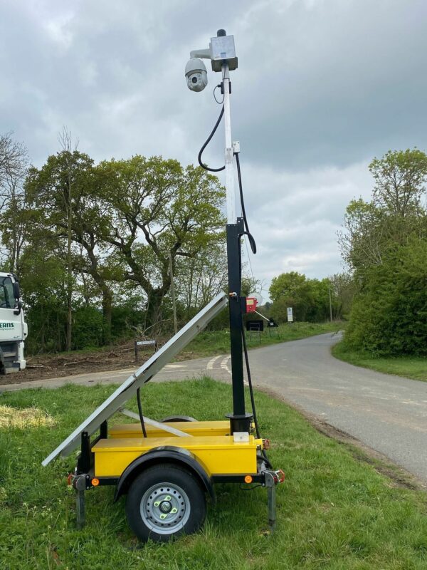 solar cctv trailer