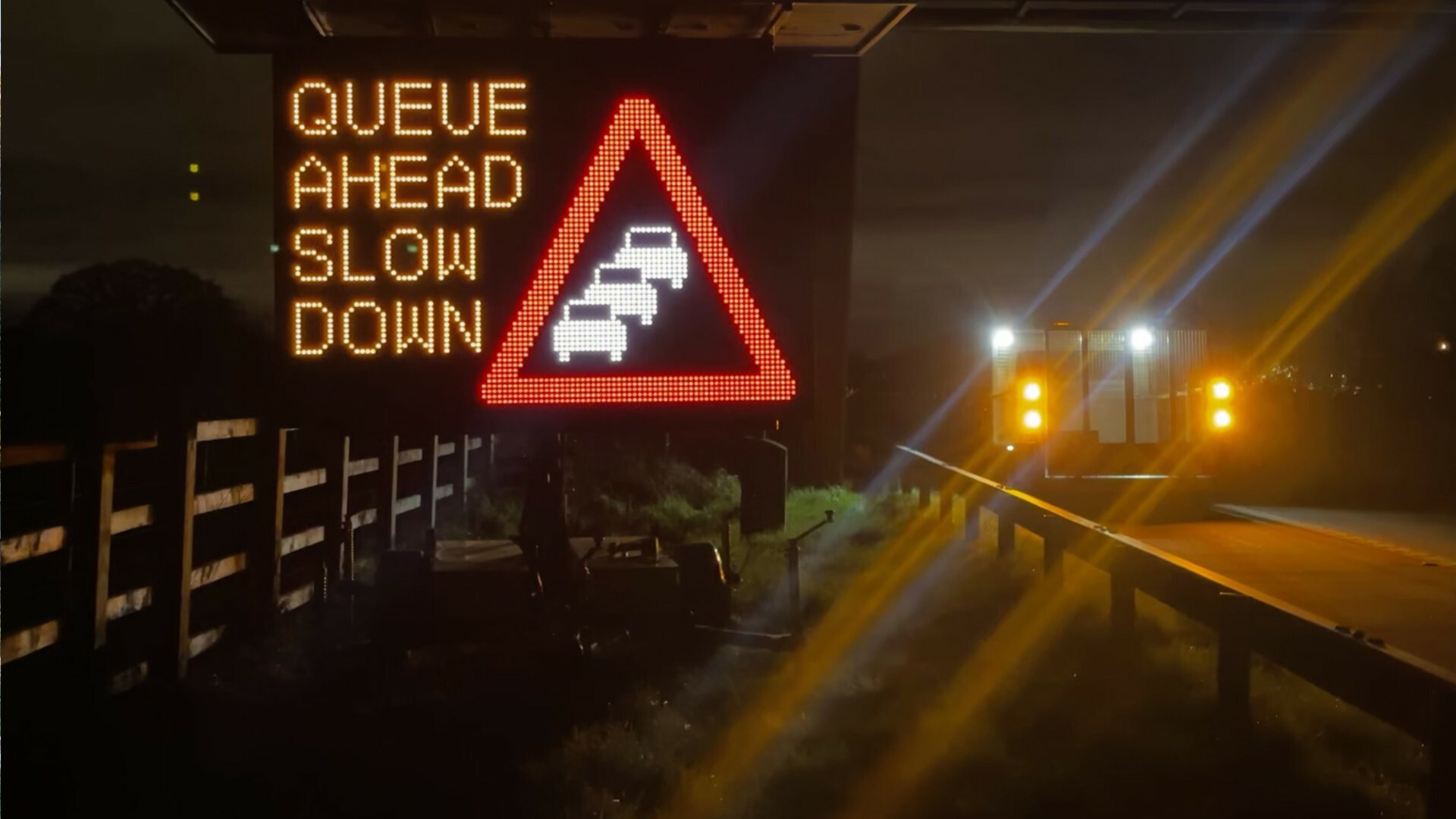 hazard warning motorists